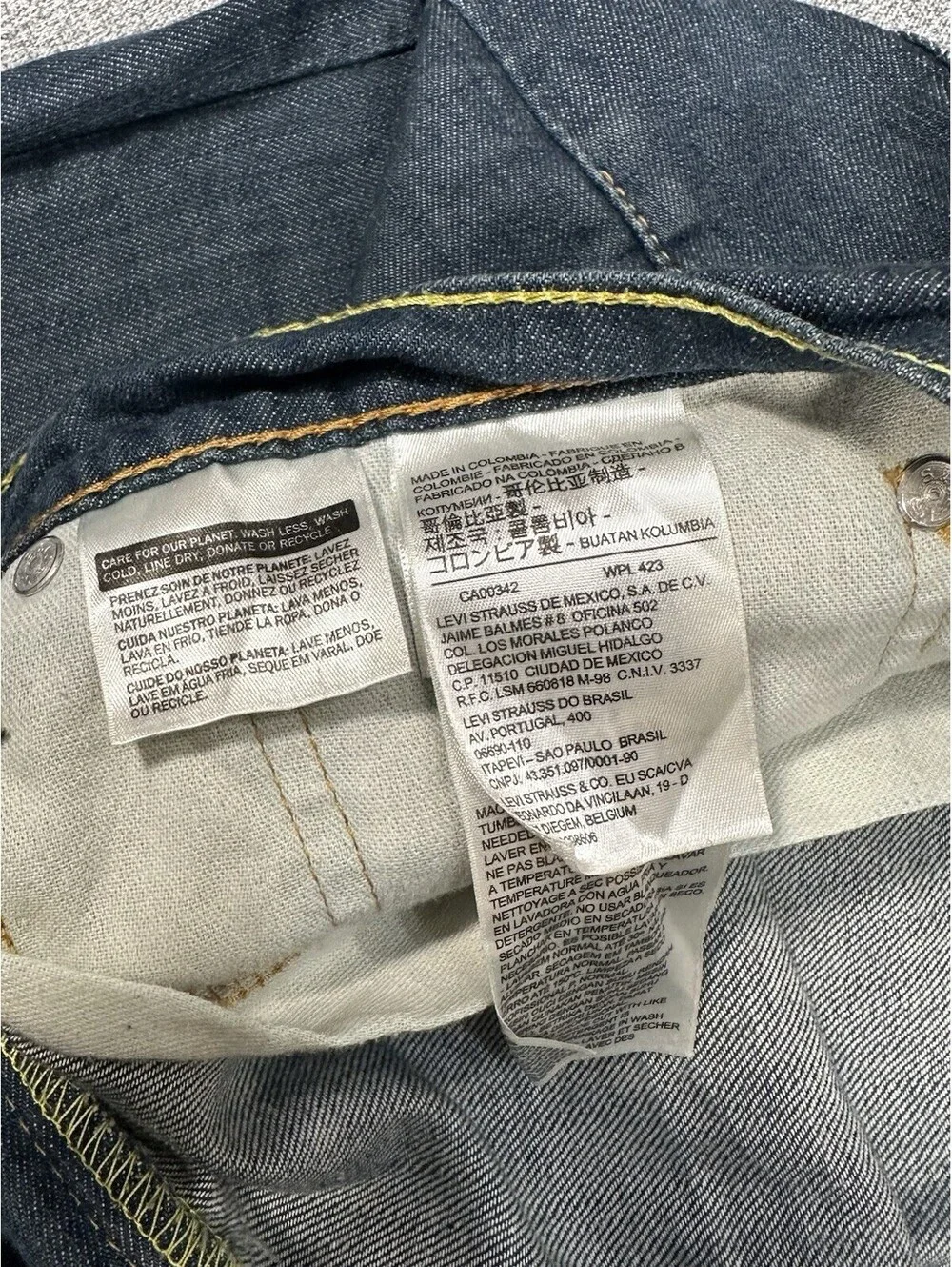 Levi’s 511 Slim Fit Jeans Men’s W33 L32 Dark Wash Straight Leg Denim